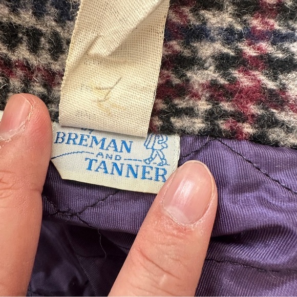 Vintage Breman And Tanner Union Made Girls Plaid‎ Wool Coat Size 3 Made In USA - Picture 11 of 14